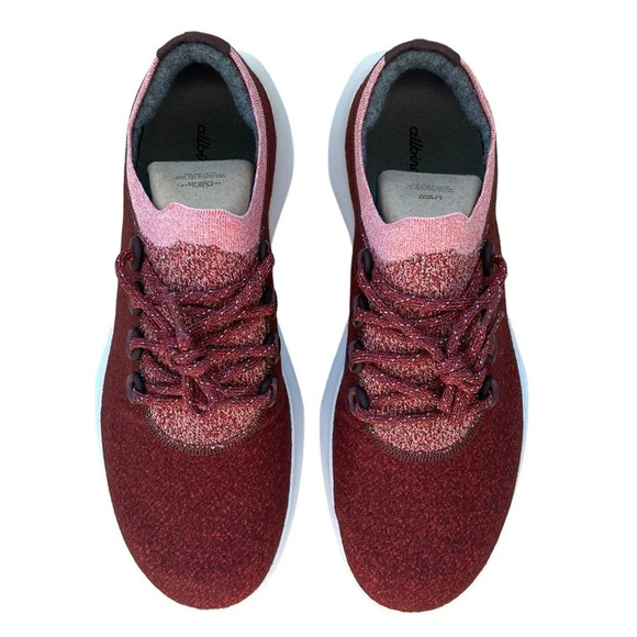Allbirds Wool Dasher Mizzle Low Sneakers Red Mens 13.5 NWOB Classic Fall Casual - Picture 2 of 7